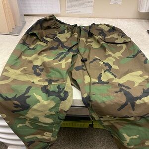 GORE-TEX Green and Black Camouflage Shell